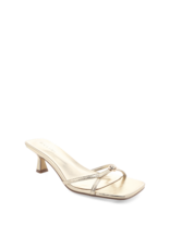 Billini Tesni Buckle Kitten Heel Slide Sandals