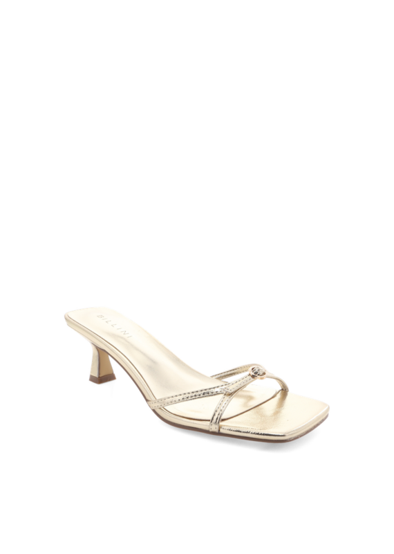 Billini Tesni Buckle Kitten Heel Slide Sandals