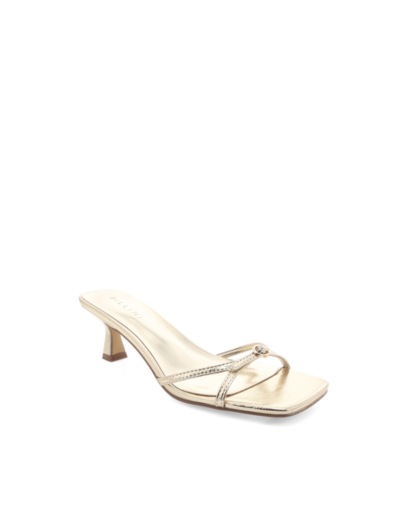 Billini Tesni Buckle Kitten Heel Slide Sandals