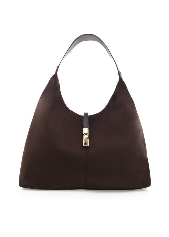 Billini Lamarr Shoulder Bag Chocolate Suede