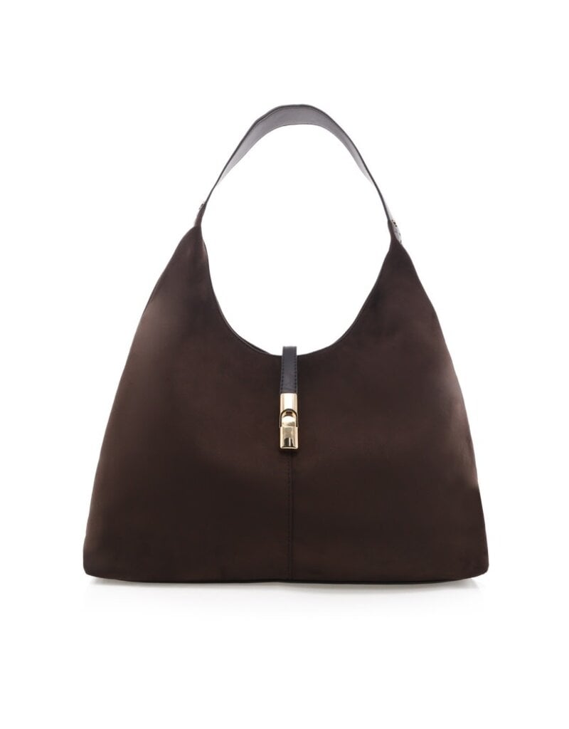 Billini Lamarr Shoulder Bag Chocolate Suede