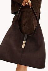 Billini Lamarr Shoulder Bag Chocolate Suede