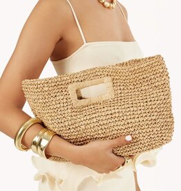 Billini Leah Handle Bag Natural Raffia