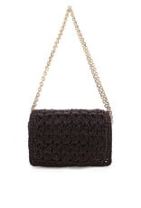 Billini Hayworth Cross Body Bag Chocolate Raffia