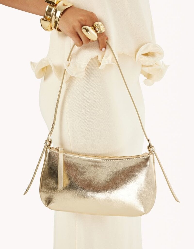 Billini Elizabeth Shoulder Bag Gold Metallic