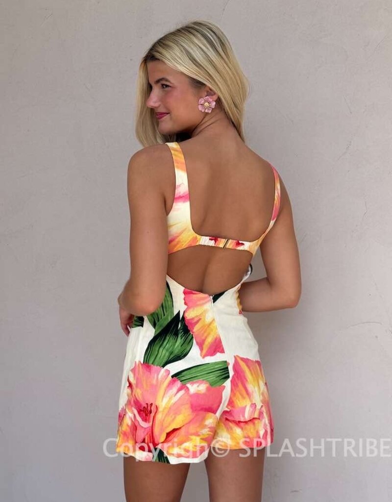 Amanda Uprichard Francie Floral Romper