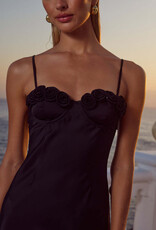 Lavena Floral Detail Maxi Dress