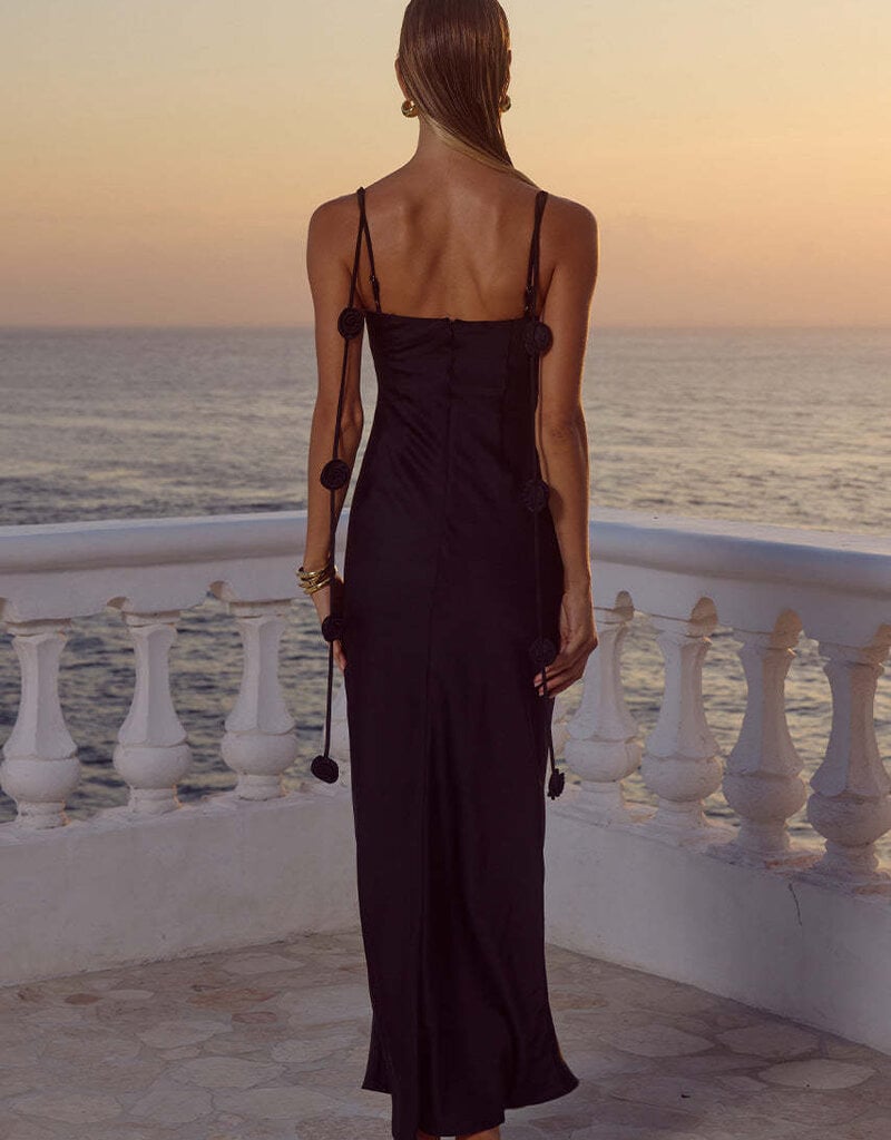 Lavena Floral Detail Maxi Dress