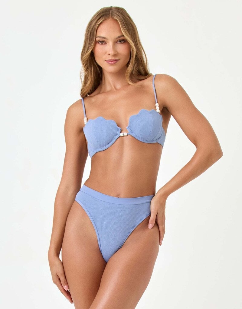 L Space Sunrise Shell Bikini Top