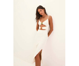 white mini dresses Takoda Off Shoulder Mini Dress main image 1