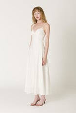 Alegria Tonal Polka Dot Maxi Dress