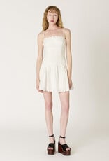 Elvira Scallop Trim Mini Dress