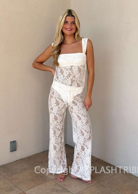 Langley Lace Low Rise Pants