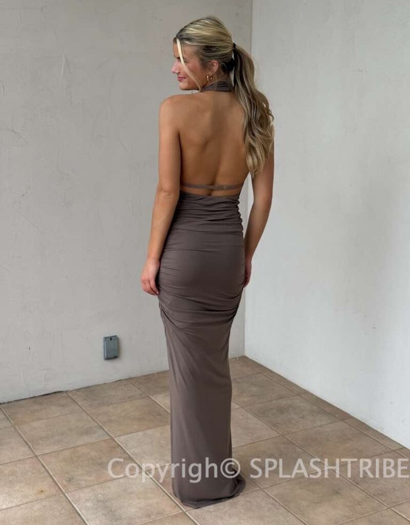 Selena Side Slit Maxi Skirt