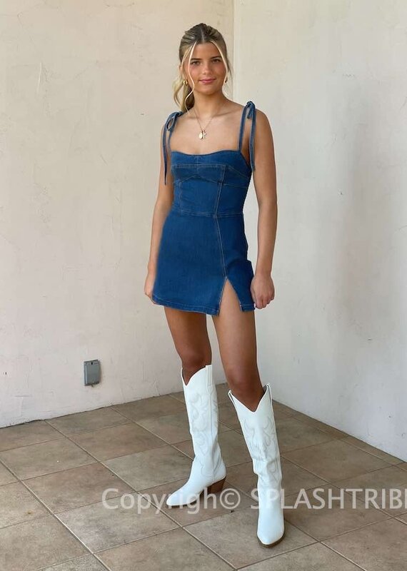 Kelsea Tie Strap Mini Dress
