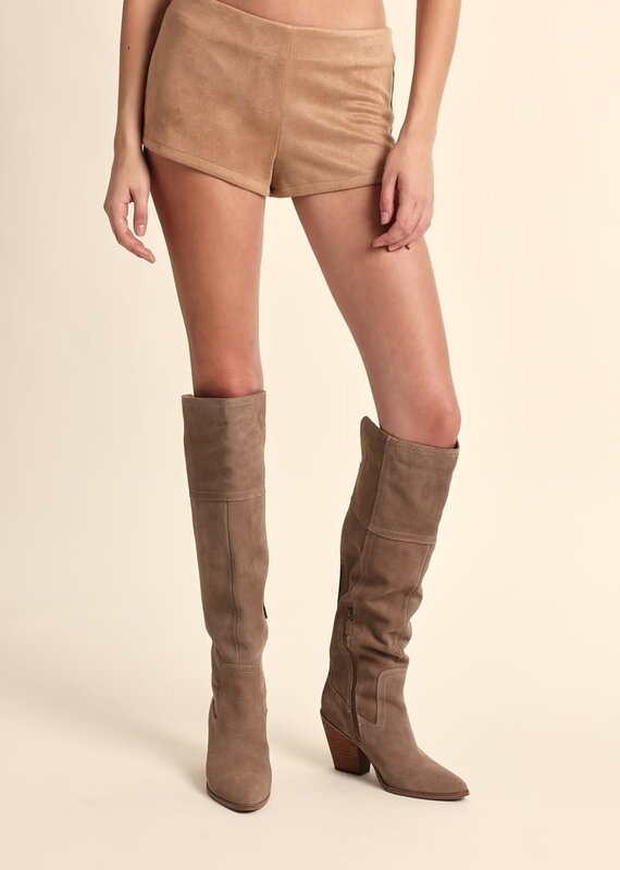 Cassidy Faux Suede Micro Shorts