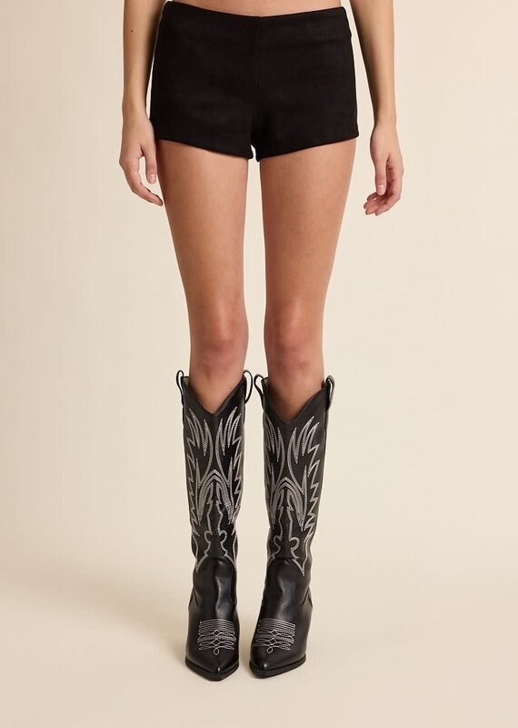 Cassidy Faux Suede Micro Shorts
