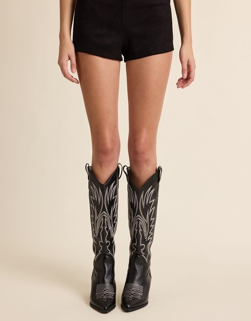 Cassidy Faux Suede Micro Shorts