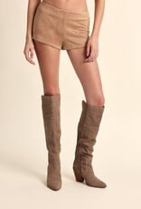 Cassidy Faux Suede Micro Shorts