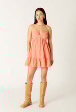 Blake Ruched Twist Front Bodice Mini Dress