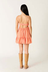 Blake Ruched Twist Front Bodice Mini Dress