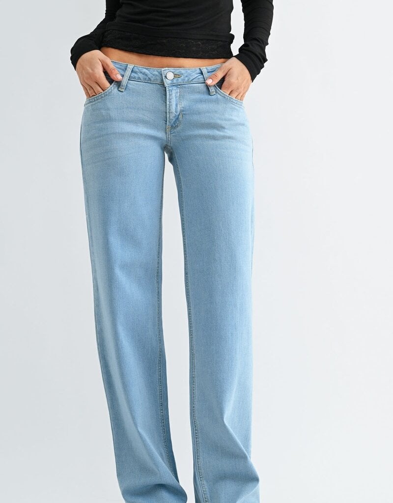 Hayden Micro Low Rise Straight Jeans