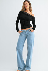 Hayden Micro Low Rise Straight Jeans