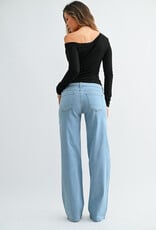Hayden Micro Low Rise Straight Jeans