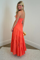 Cami Strap Tiered Maxi Dress