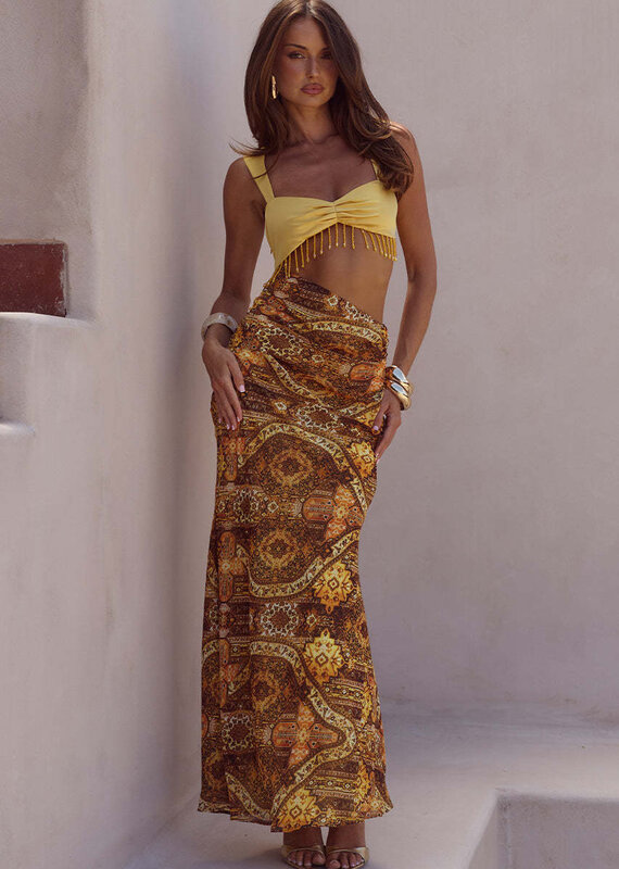 Alzona Cutout Maxi Dress