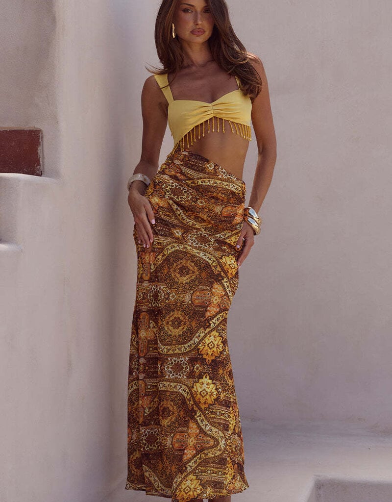 Alzona Cutout Maxi Dress