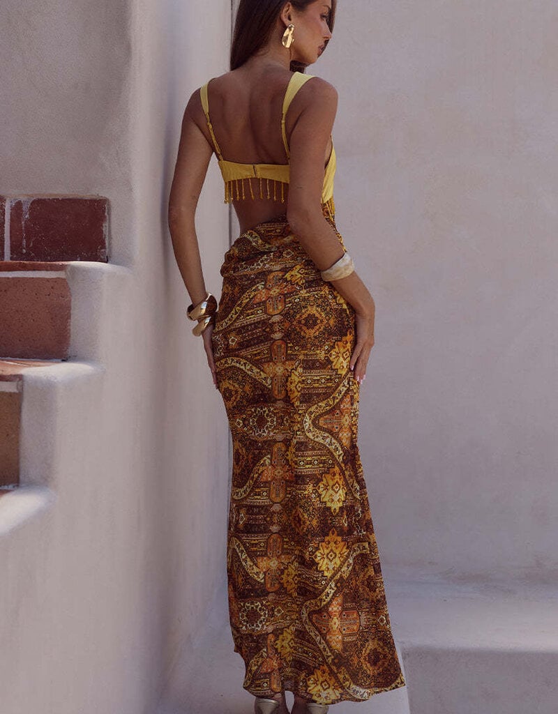 Alzona Cutout Maxi Dress