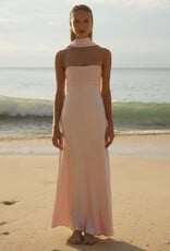 Elsa Strapless Scarf Maxi Dress