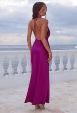Elena Low Plunge Maxi Dress
