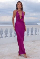 Elena Low Plunge Maxi Dress