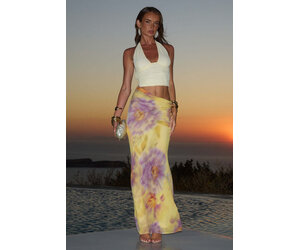 Alexis Halter Cut Out Maxi Dress - SPLASH