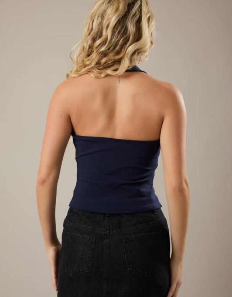 Double Lined Halter Neck Top