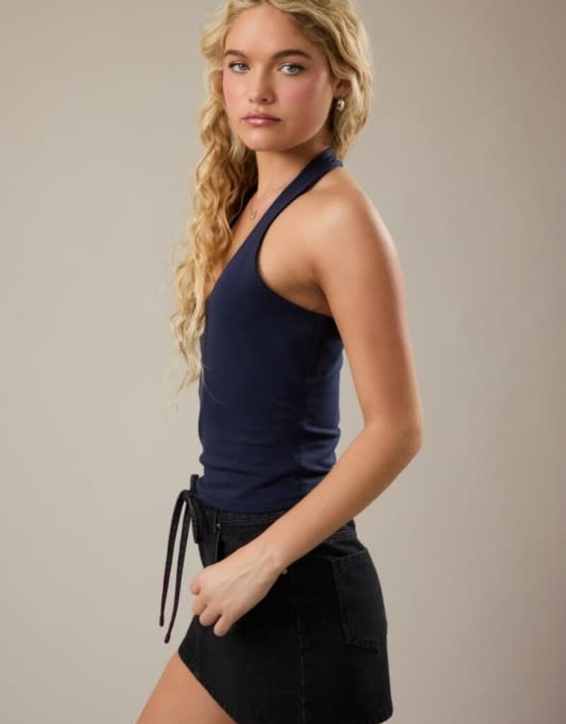 Double Lined Halter Neck Top