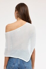 Knit One Shoulder Crochet Poncho