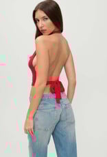 Frankies Bikinis X Jennie Briar Cloud Knit Halter Top