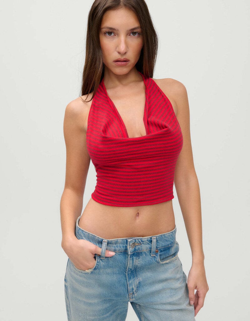 Frankies Bikinis X Jennie Briar Cloud Knit Halter Top