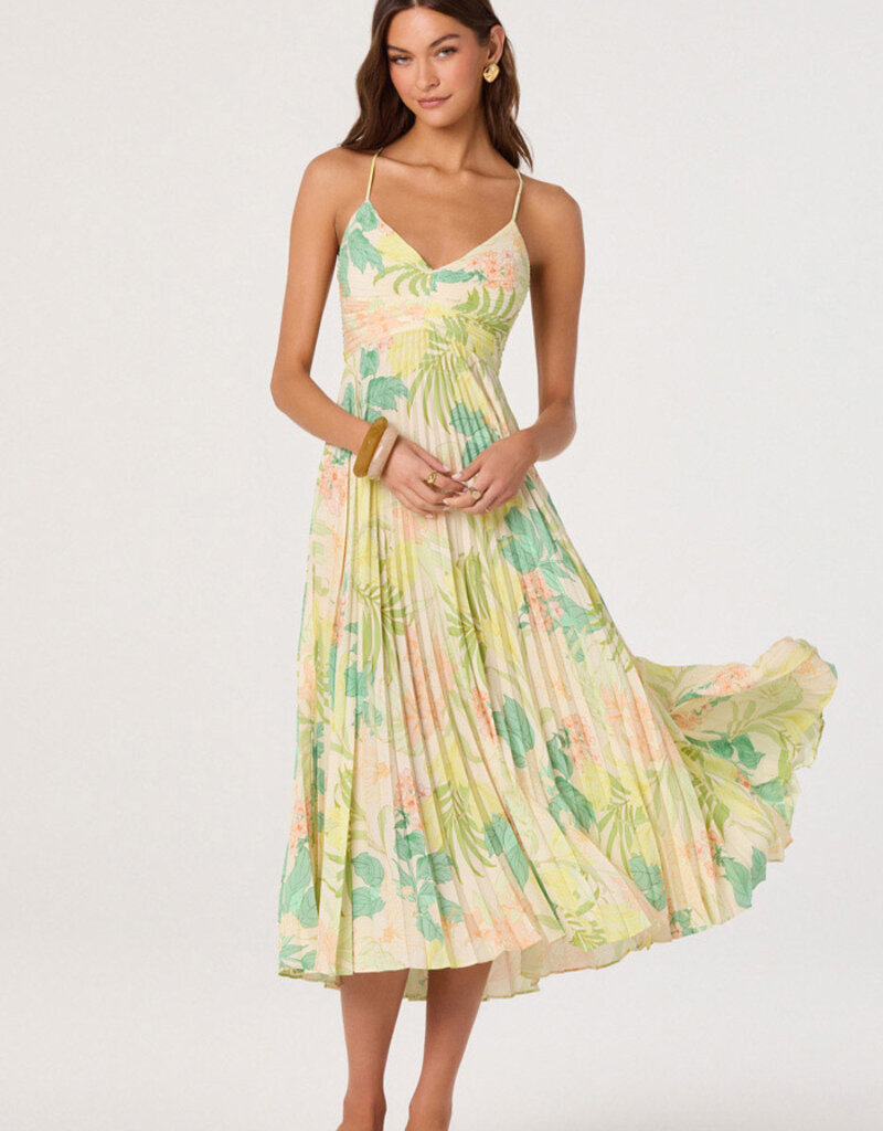 ASTR Blythe Floral Midi Dress