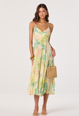 ASTR Blythe Floral Midi Dress