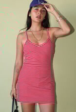 Stripe Cami Skort Mini Dress