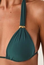 VIX Solid Matte Bia Tube Bikini Top