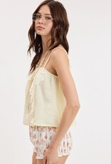 Embroidered Floral Lace Cami Top