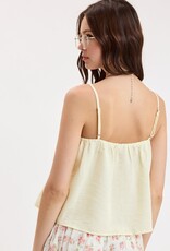 Embroidered Floral Lace Cami Top