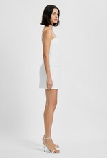 Azra Twill Foldover Strappy Mini Dress