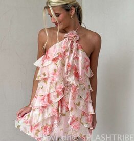 ASTR OFRA Floral Mini Dress