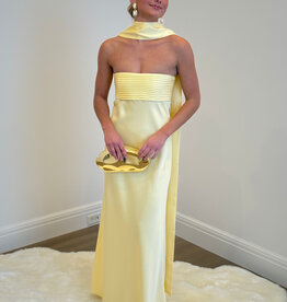 Elsa Strapless Scarf Maxi Dress